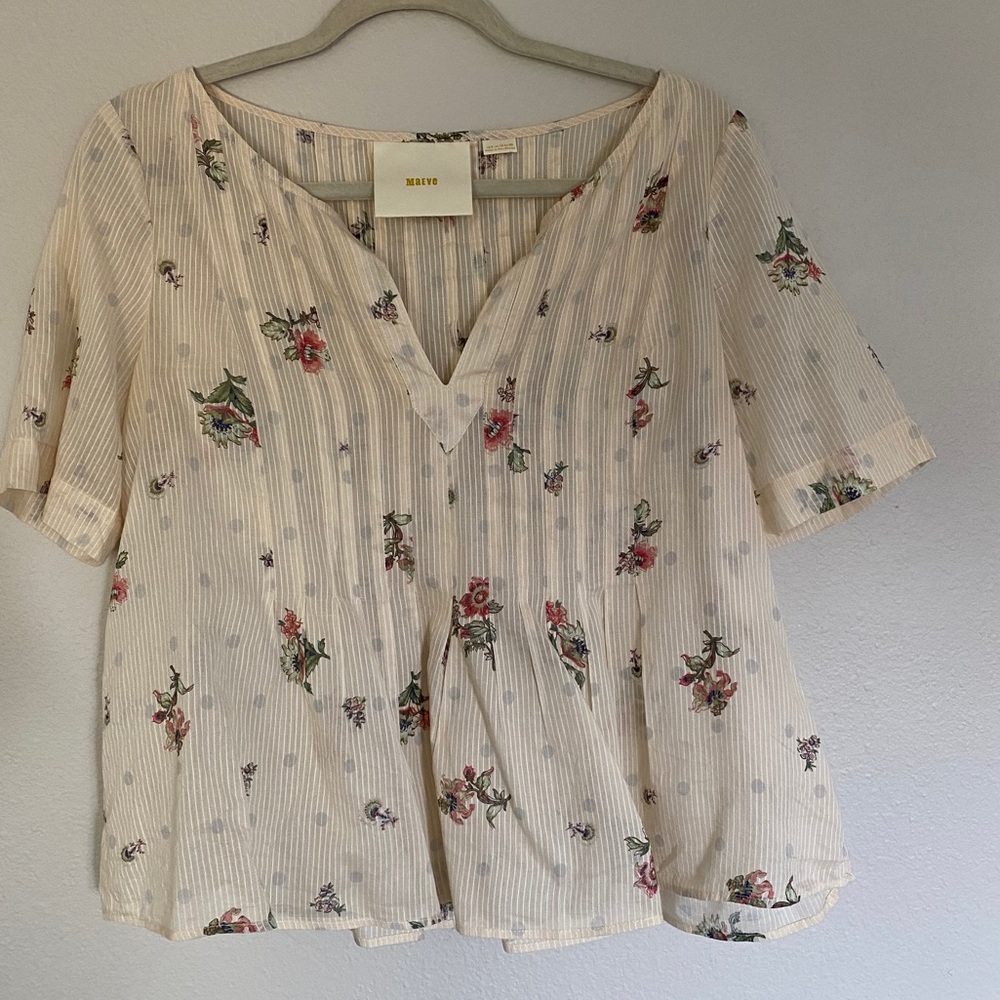 Maeve Anthropologie Floral Top